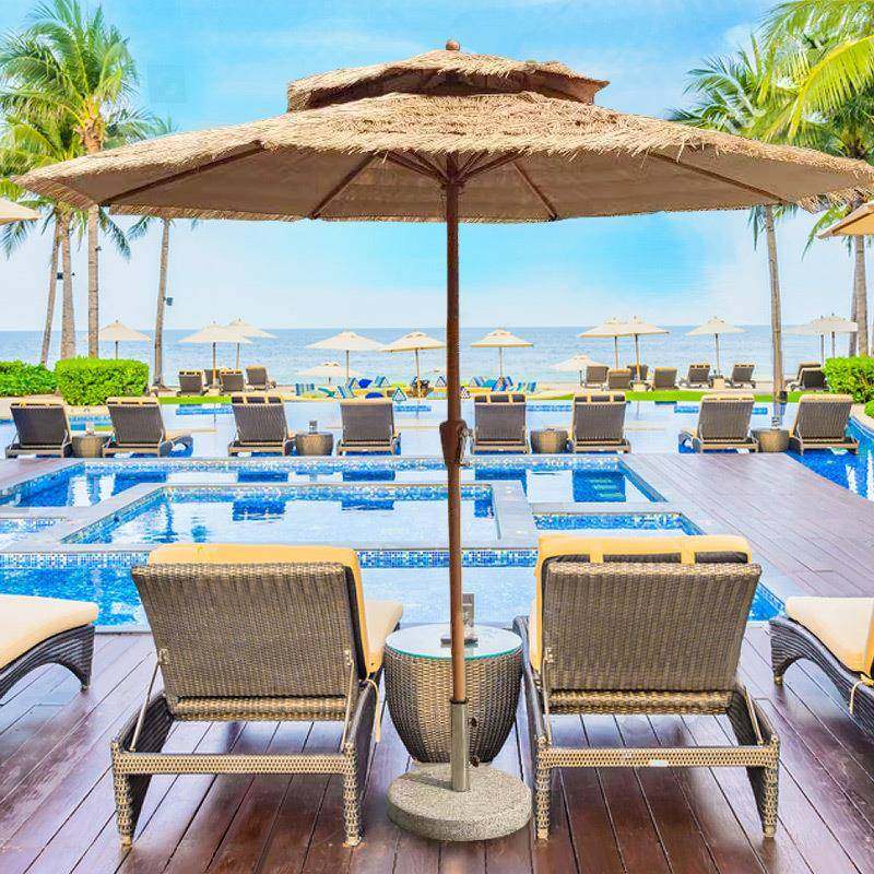 稻草伞边柱户外铝合金遮阳伞中柱单柱室外遮阳亭度假村庭院酒店,户外/登山/野营/旅行用品,遮阳篷/雨篷/车篷/广告篷,淘宝优惠券,粉丝福利购,淘宝优惠卷