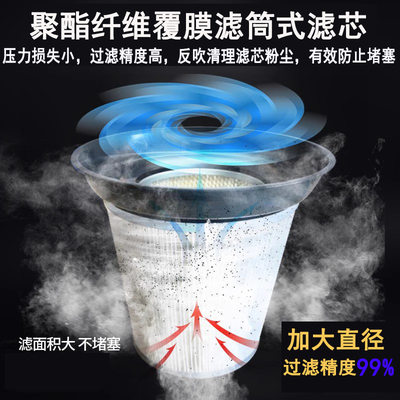 高压吸尘器工厂车间吸灰尘铁削工业吸尘器振尘高压旋涡风机