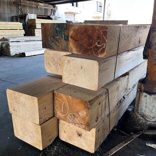 防腐木板材户外木方枕木垫木木梁三角货车火车防溜大货车货箱半挂