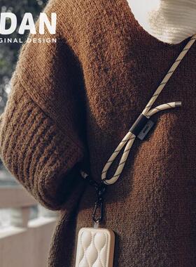 SDAN原创多功能可调节8mm斜挎绳适用手机相机挂饰挂绳结实[是旦]