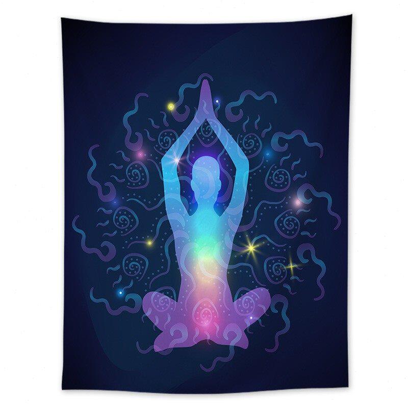 曼达拉冥想能量挂毯 瑜伽打坐挂布ins家居装饰墙面背景布波西米亚