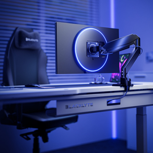 Blacklyte逐夜TITANMPRO电脑显示器支架Major赛事同款