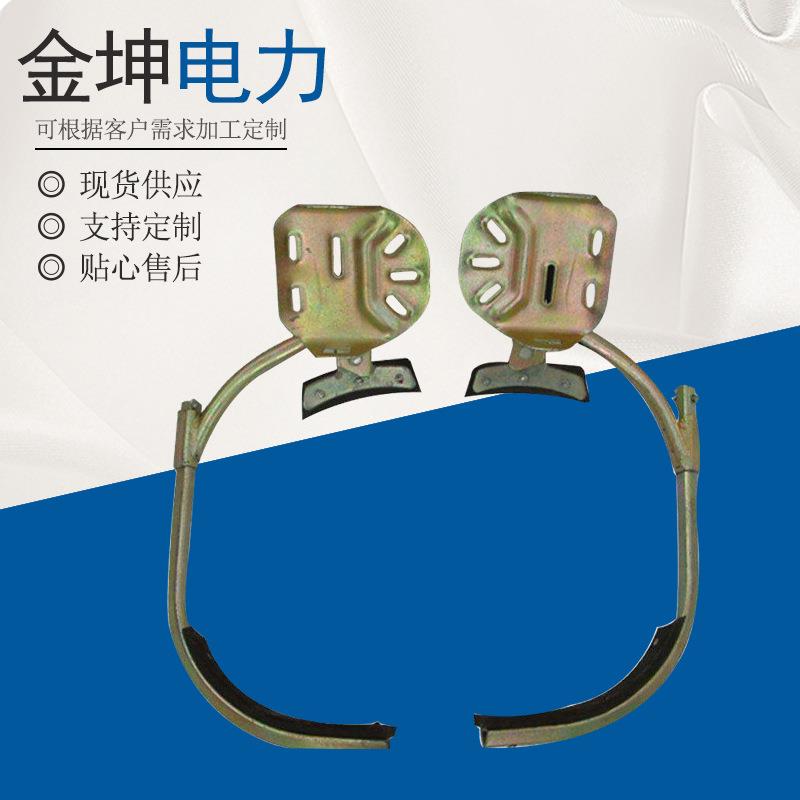 钢制防滑脚扣电力通讯防滑登杆脚扣高空作业登高爬树脚扣