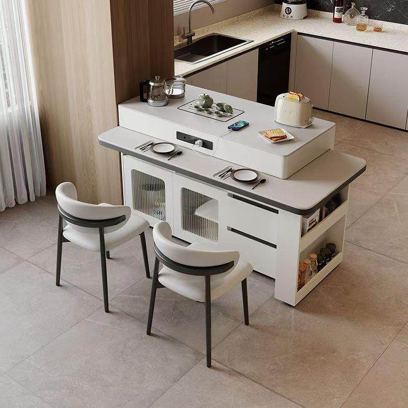 简尚坊奶油吧台风方形岩板中古风茶几岛台餐桌一体,金属材料及制品,金属加工件/五金加工件,淘宝优惠券,粉丝福利购,淘宝优惠卷