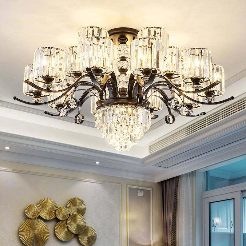 欧式轻奢吊灯水晶灯现代简约客厅灯高档别墅家用餐厅灯具奢华大气,农机/农具/农膜,其它农用工具,淘宝优惠券,粉丝福利购,淘宝优惠卷
