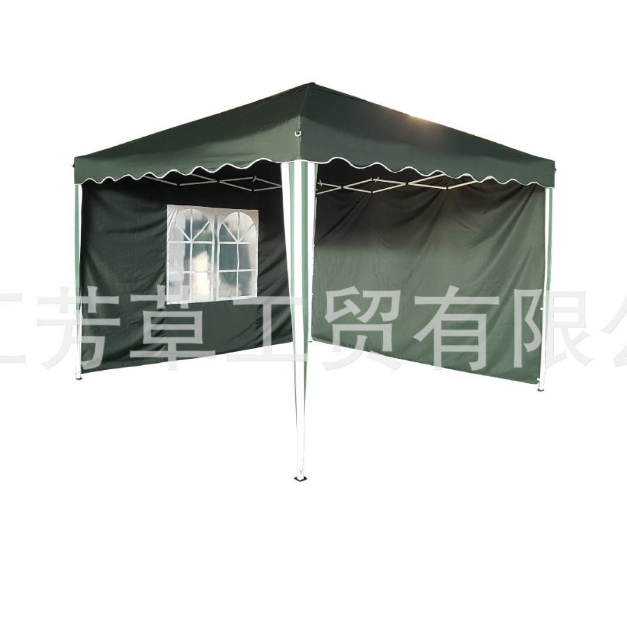 优质折叠蓬户外庭院遮阳伸缩四角蓬Gzebo带两片