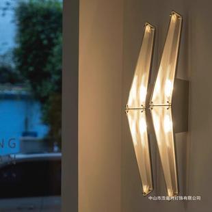 SingChan陈星宇壁灯设计师展厅装饰玻璃灯创意客厅卧室走廊过道灯