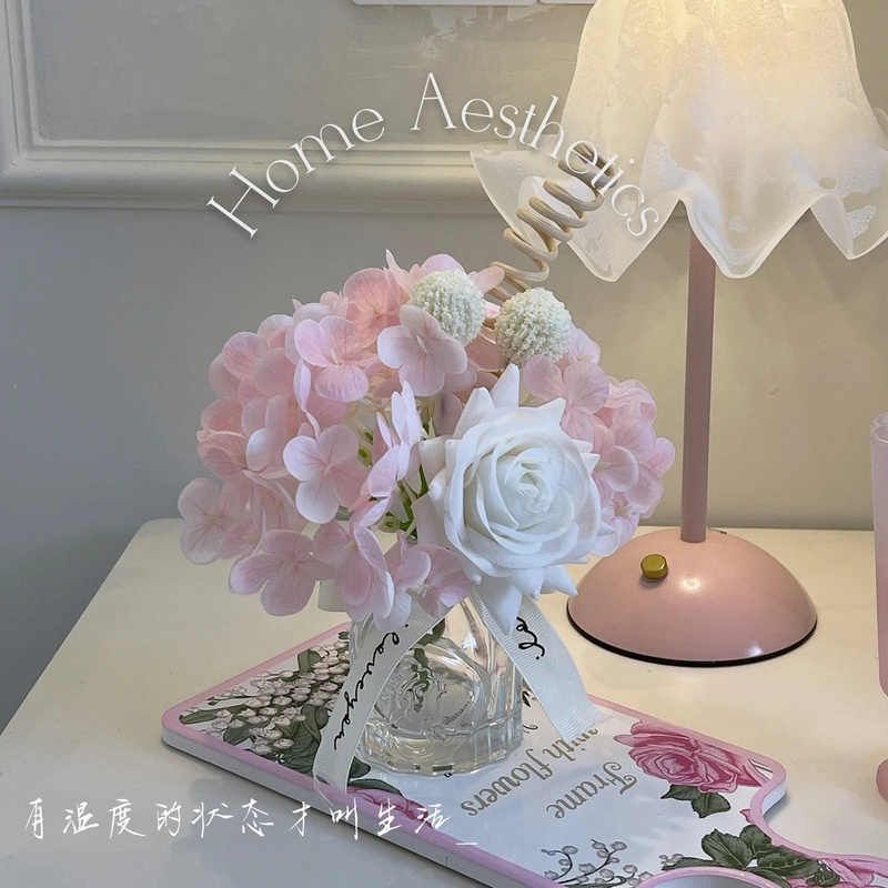 梦幻绣球香薰仿真花假花花艺客厅装饰摆件花室内持久香薰装饰礼物