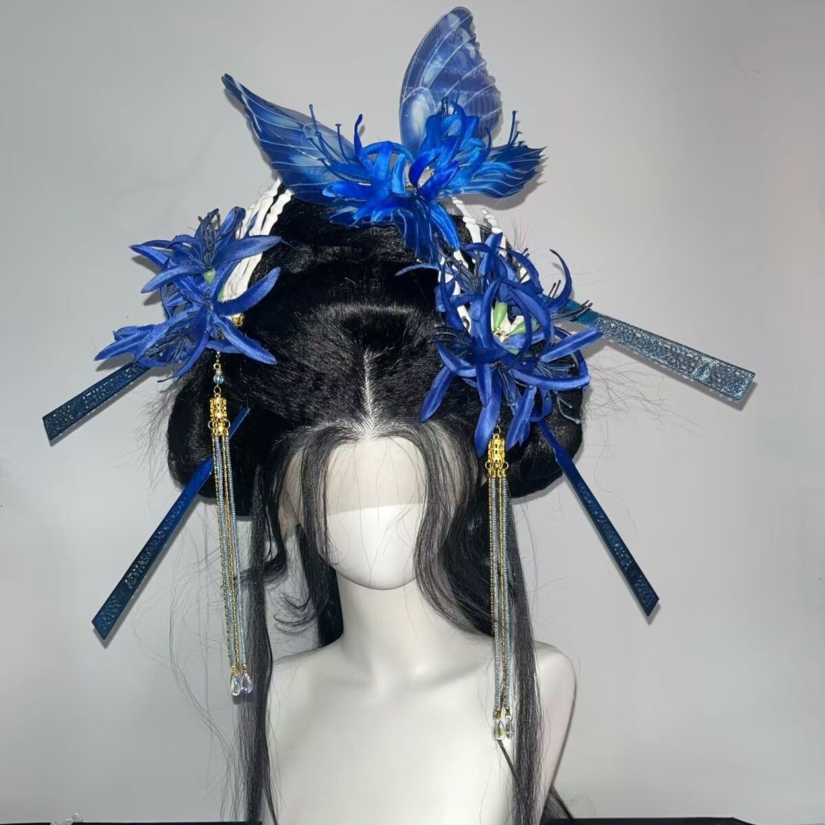 Little Fortune汉洋折衷彼岸花发夹发饰汉服仿真配饰古风头饰花簪