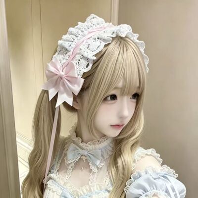 Little Fortune手作lolita基础款发带汉洋折衷洛丽塔配饰头饰发饰