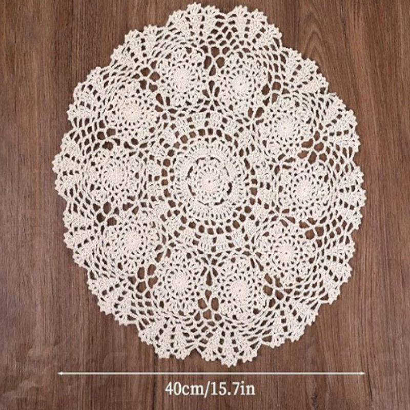 亚马货源可爱多NXH40CM美式田园48g手工钩针餐盘垫桌布捕梦网芯,居家布艺,万能盖巾,淘宝优惠券,粉丝福利购,淘宝优惠卷