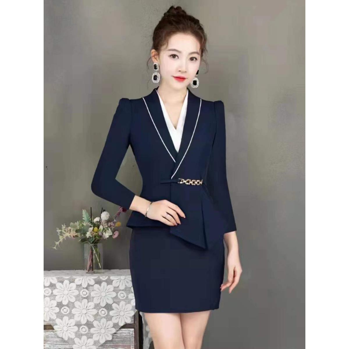 新款ktv包厢公主工作服夜场夜总会dj制服工装秋冬酒店套装女