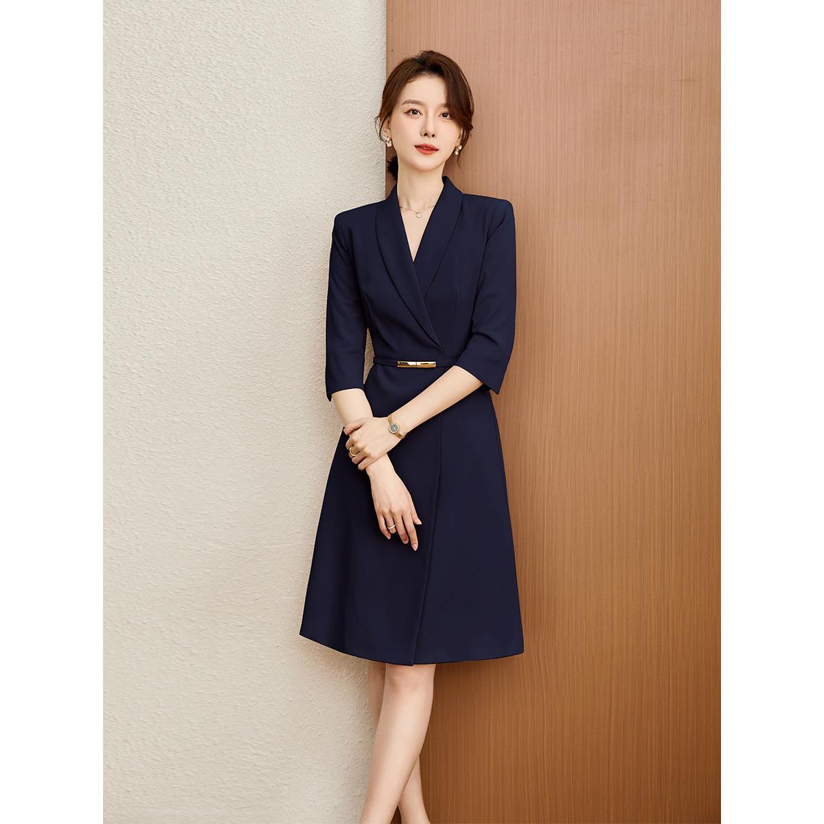 西装连衣裙女2025新商务职业气质高端售楼通勤正装正式场合工作服
