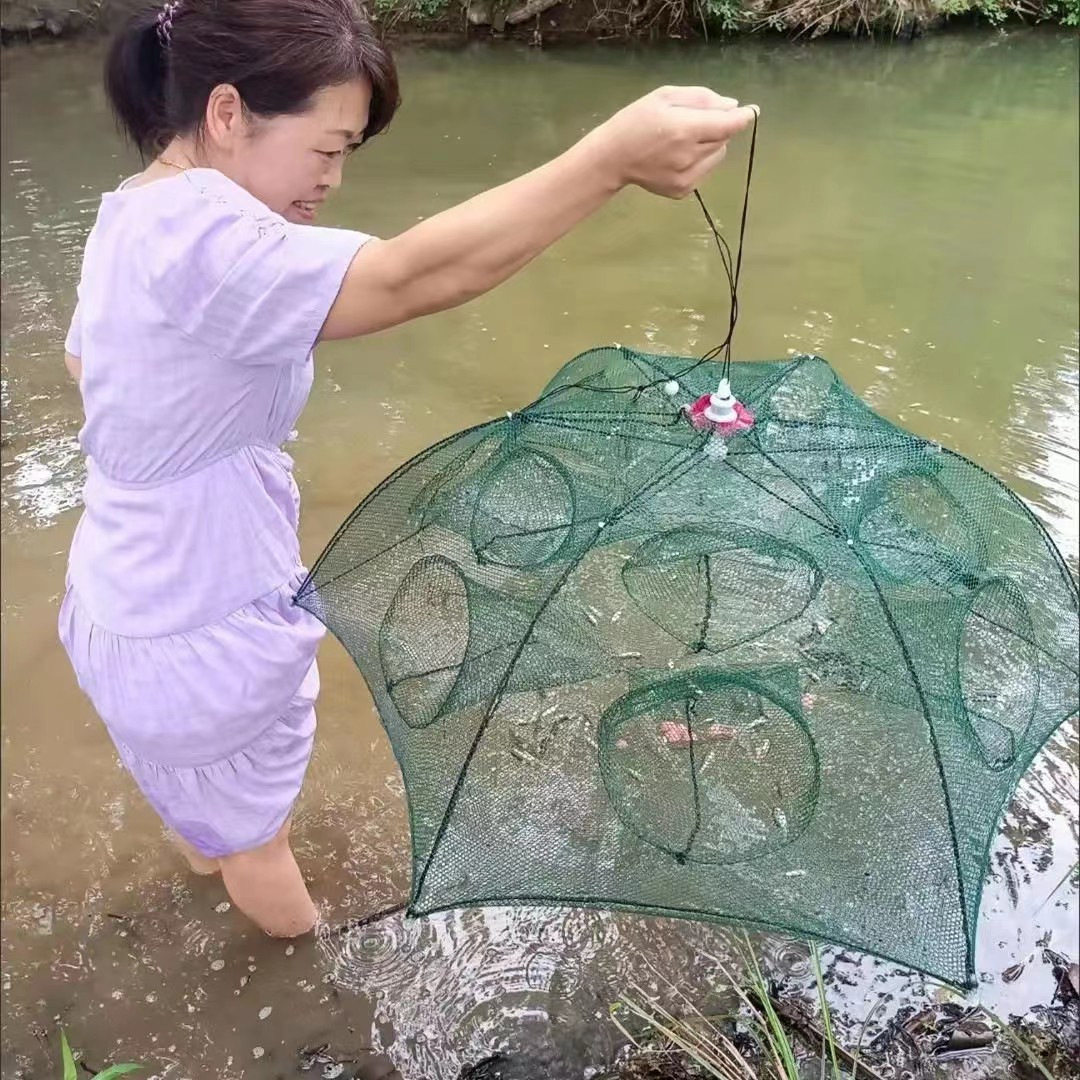 甲鱼泥鳅黄鳝虾蟹全能捕捞伞网