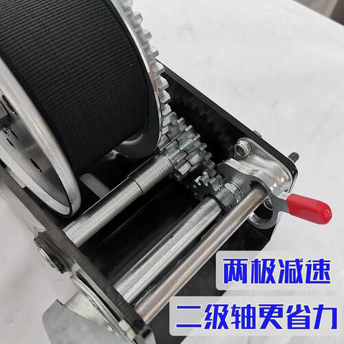 手摇绞绞盘500磅编织带 级减速轴带2手刹PCT 鲁两舶橡皮艇拖车配