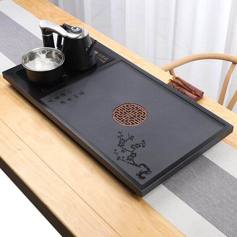 天然乌金石盘茶具套装全自动一体水壶桶茶茶LBP台2025烧新款带家
