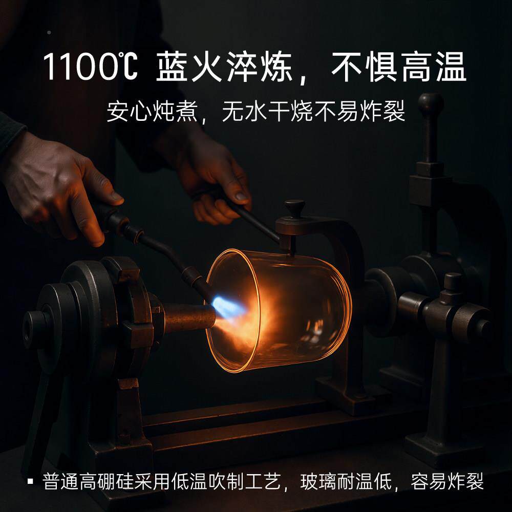 霂LH-2501月全玻璃养生20奶25新款壶恒温调器办公茶器煮家用多功