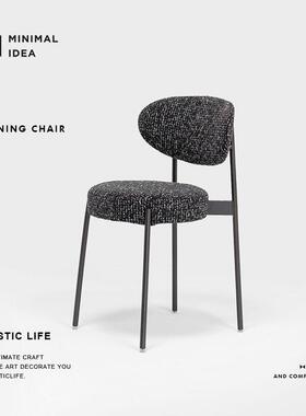 极简概念/西椅/法式现代覆古布艺餐中家用ZCY-ZC11轻椅奢餐椅贝古