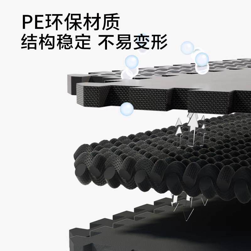 P家ROPRO-DZ0IRON普力艾用健机身地垫减/震隔音地板垫室内哑铃垫