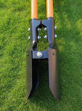 器美版重型纤维柄洞坑取土器挖洞神挖WWY器移栽夹土对锹挖挖洞取