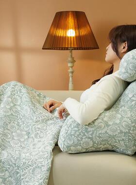 阳垫春小镇床头靠软包大背靠榻米沙发飘窗榻高级感腰靠卧室蔓延繁