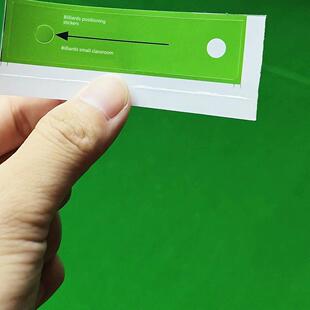 球中美瞄台定位XJI贴纸靶球点假球固定准位置