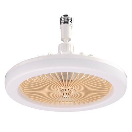 E27螺口风扇灯风扇吊灯一体灯遥控厨房节能房间led家用卧室吸顶灯