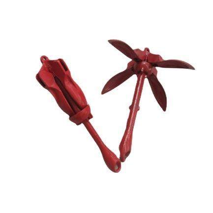 碳钢伞型锚喷红色折叠A锚橡皮艇皮划艇钓鱼船用停船锚供应,五金/工具,船用变压器,淘宝优惠券,粉丝福利购,淘宝优惠卷