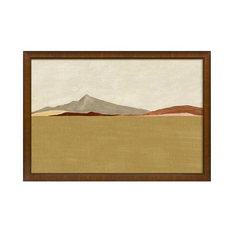 山景》法式中古风客厅风景画北欧复古装饰画小众艺术玄关餐厅挂画