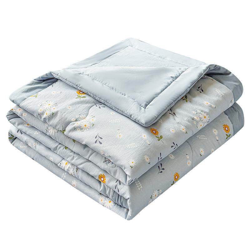 夏季纯棉夏被四件套新疆棉花夏凉被空调被全棉单人双人使用可机洗