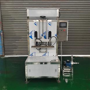 两头半自动食用油灌装 机 机大豆油花生油橄榄油山茶油齿轮油泵灌装