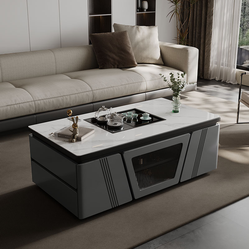 岩板智能升降茶几客厅家用烧水壶全自动茶桌电动泡茶一体功夫茶台,住宅家具,茶几,淘宝优惠券,粉丝福利购,淘宝优惠卷