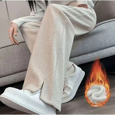 中年妈妈休闲长裤大码阔腿裤