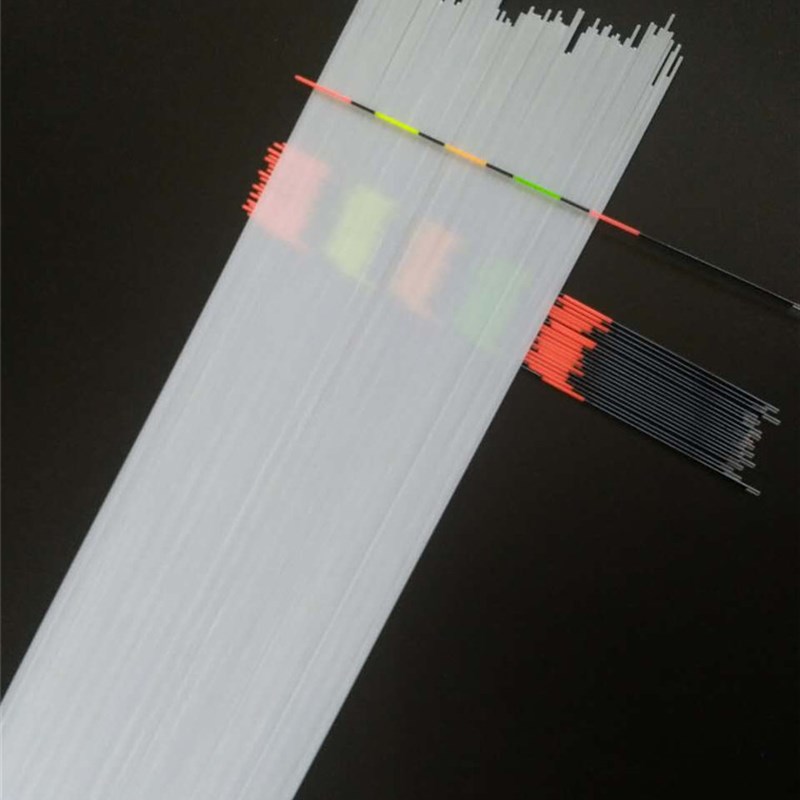现货速发八分透玻纤漂尾配件手工制作鱼漂材料高透玻璃纤维棒