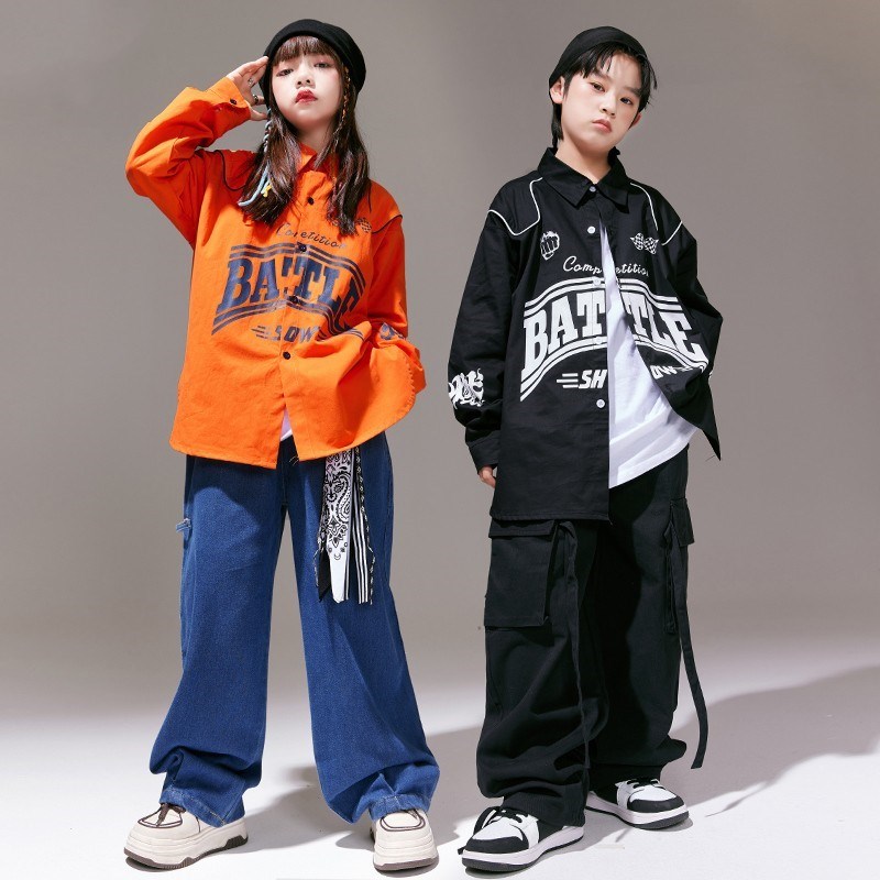 速发街舞少服街服hiphop酷帅元旦演出儿男孩嘻哈套装孩炸潮潮装