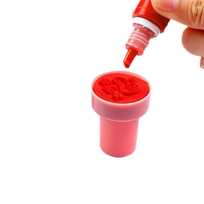 速发奖儿业印章教师用批改作小评语红花盖章小学生幼励园儿童奖励