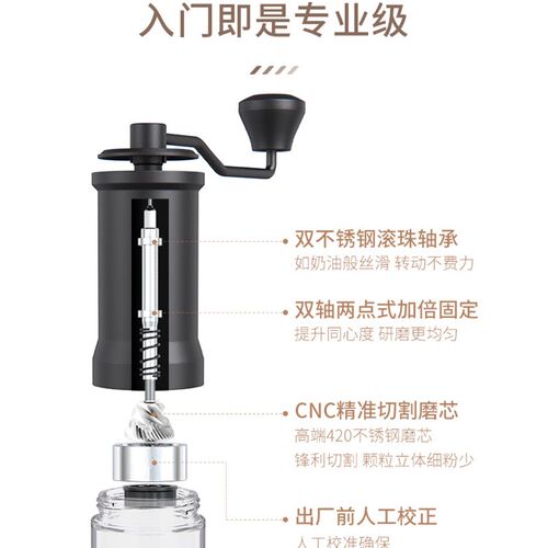 速发可批手摇磨咖机咖啡豆研磨机豆啡家用手冲器具手动便携式手磨