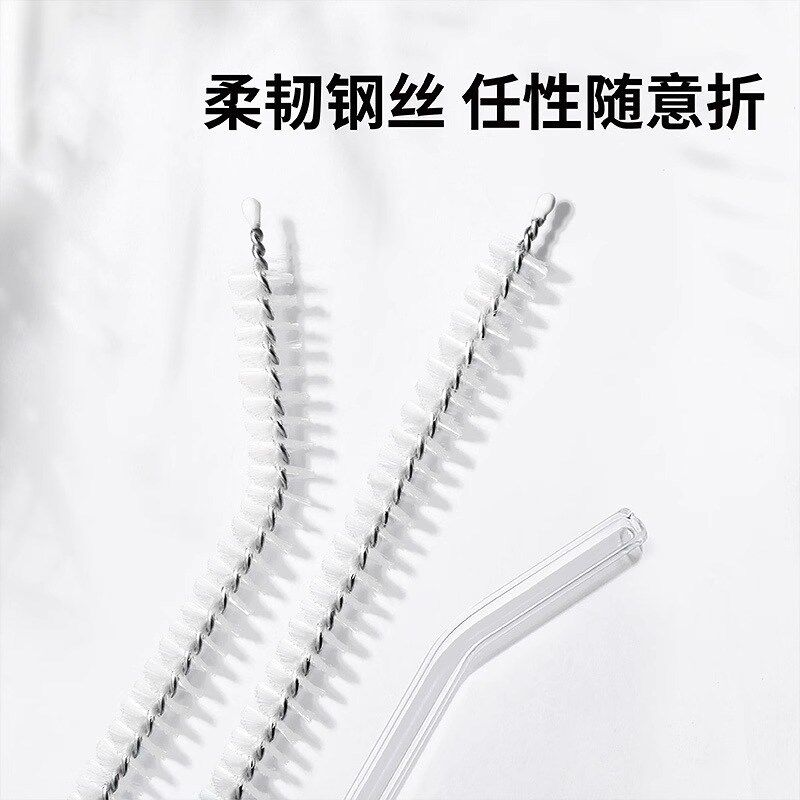 速发吸管刷婴儿专用吸管刷清洁刷细加长儿童水杯洗吸管的刷子52