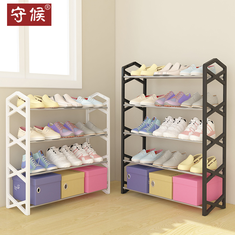 速发多层简易宿舍鞋架子家用经济型大柜学寝室收纳简约鞋生过道小