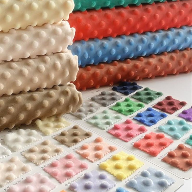 速发绒布婴子类标准宝宝超柔短绒冲泡料儿被A盖毯床品面料