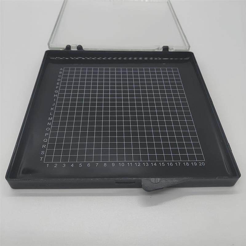 现货120x120x12qmm自吸附胶盒样品/晶片收纳储存运输防震硅片盒