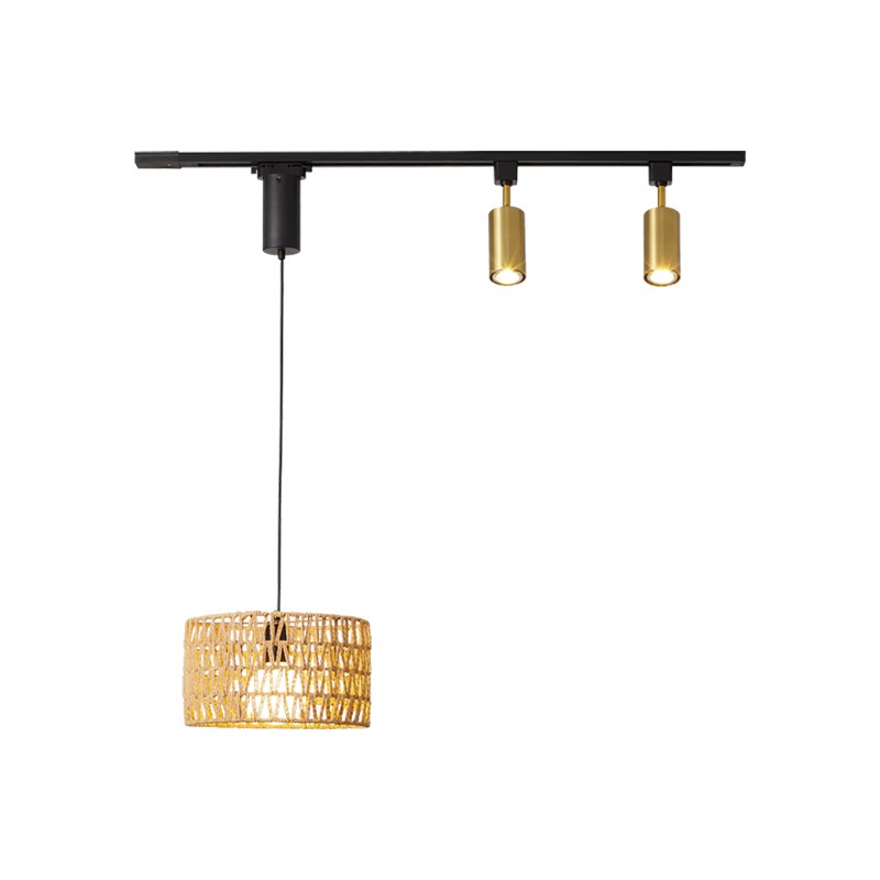 速发MOFA道复桌餐厅可移位轨S侘寂风日式岛台长古全光谱护眼吊灯