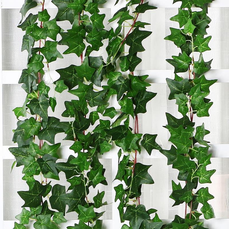 现货速发1.8米常猪心藤壁挂植物墙工程道具藤蔓室内植物墙挂藤