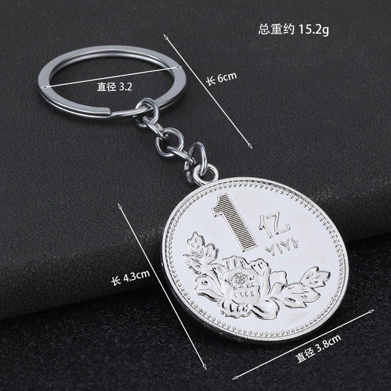 速发一个亿元硬币扣生日礼物送男友士生朋友闺蜜沙雕恶搞怪礼品