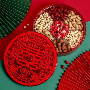 速发家用盘零家新房请客公司前台搬食生瓜子花盘盘结婚用品