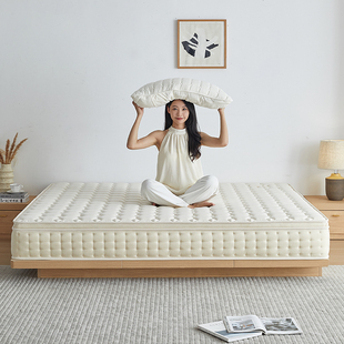 速发梦眠床垫双人软硬适中独立弹麻黄脊乳胶护簧床垫家用