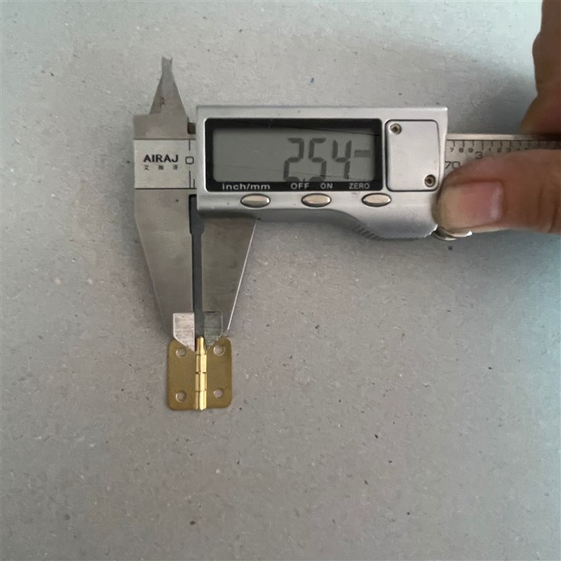 速发8分铜合页 16x16 18mm长度圆角铜合页 纯铜真铜 迷你木盒小铰