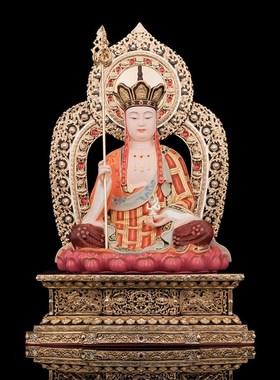 速发52三凡纯铜娑婆盛圣观音菩萨奉像家居供佛摆件地藏王释迦摩尼