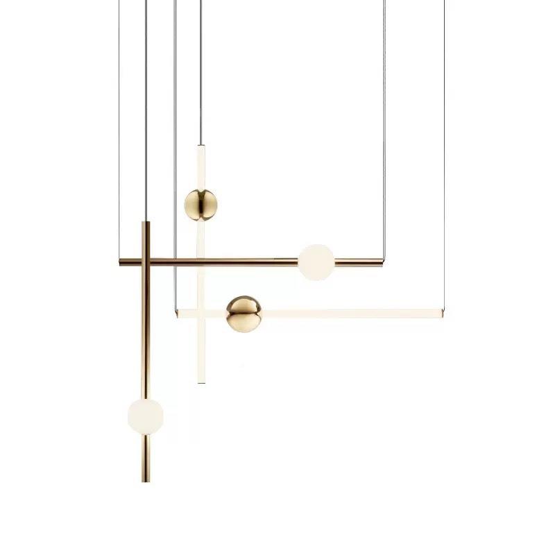 北欧简卧室床头餐厅吊灯创D意装饰窗吧台长条灯L79775E约样板房橱