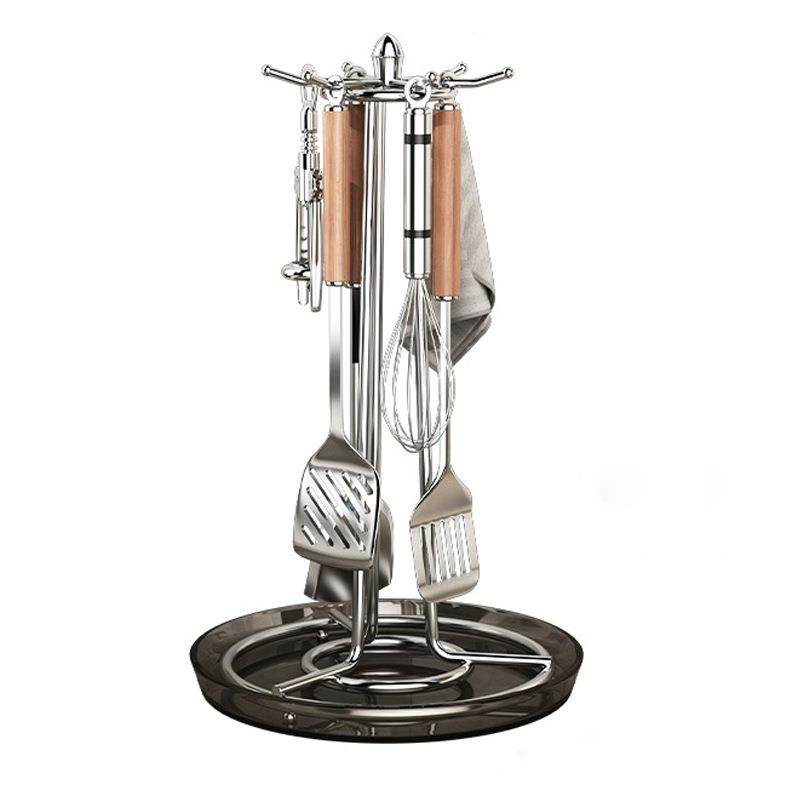 旋转锅铲架台面家用厨房置物架桌面挂勺子铲子支架汤勺厨具收纳架,厨房/烹饪用具,抹布架/厨房清洁收纳架,淘宝优惠券,粉丝福利购,淘宝优惠卷